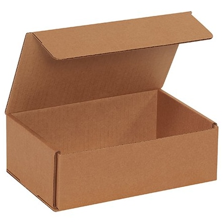 Bsc Preferred 9 x 6 x 3'' Kraft Corrugated Mailers, 50PK BUY00029205